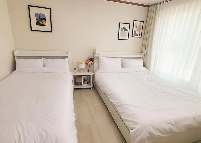 H-stay,3rooms,4beds,upto8guests,nohill * 首爾
